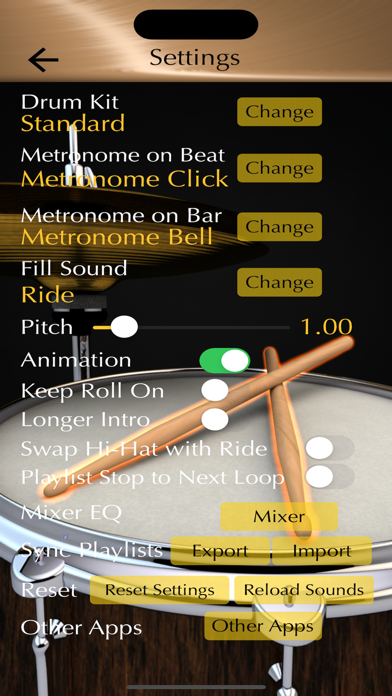 Drum Loops & Metronome Screenshot