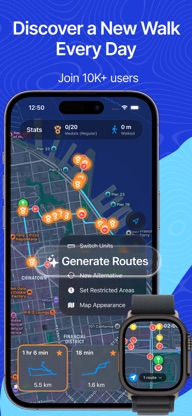 WalkMate Daily Route Generator screenshot 1