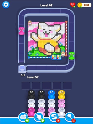 Loop Art: Yarn Puzzle iPad screenshot