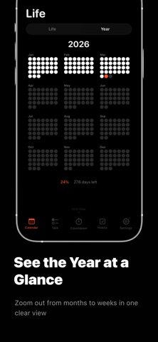 The Life Calendar Wallpaper のスクリーンショット