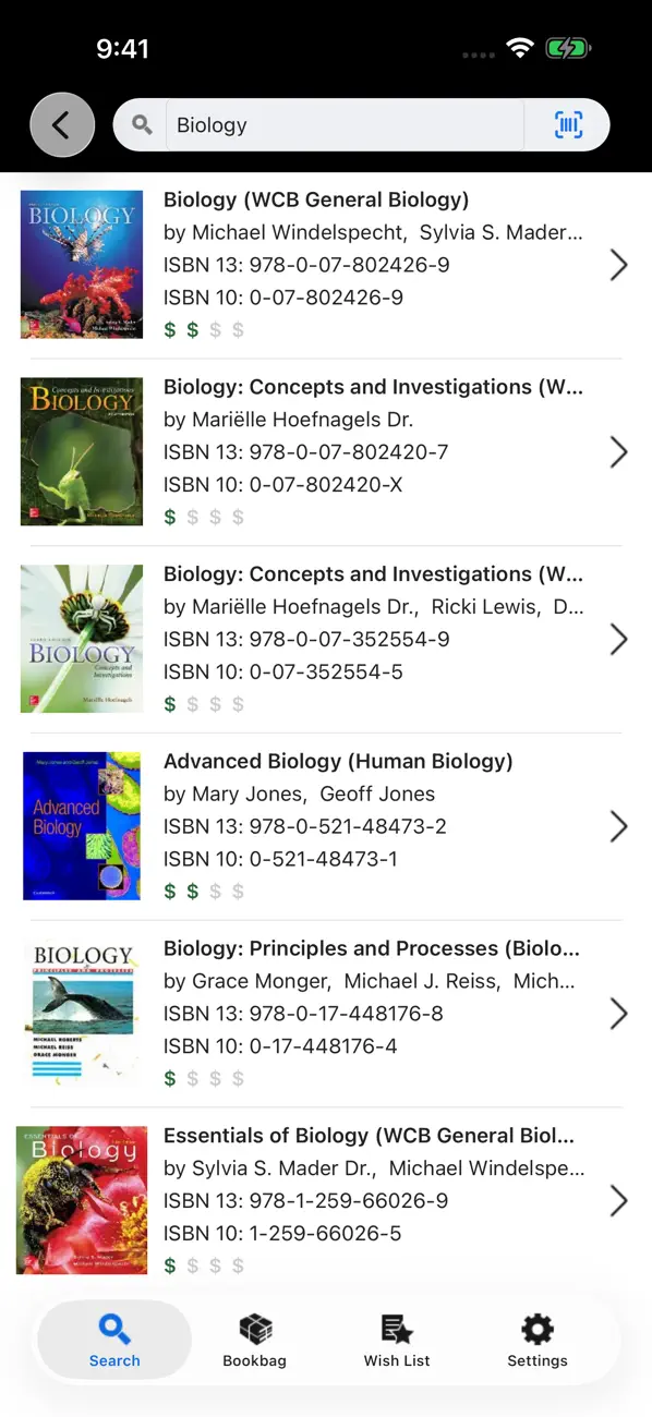 Screenshot #3 pour Get Textbooks: Compare Prices
