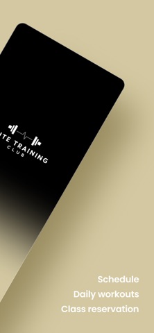Elite Training Club iPhone screenshot