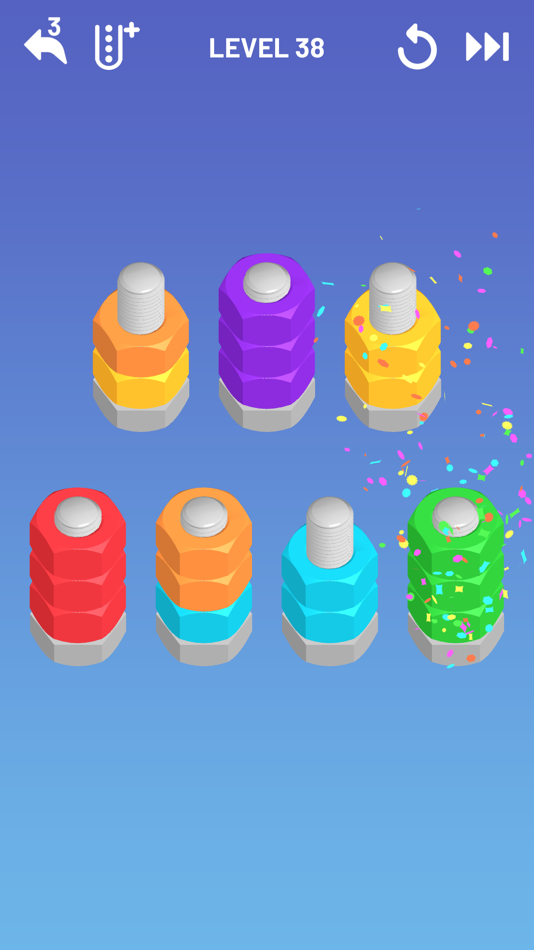 #1. Nut Sort: Color Sort Puzzle (iOS) 来自: Fire Block 8
