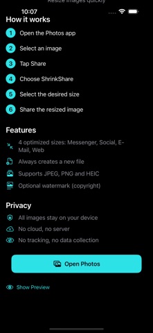 ShrinkShare by Vintaro screenshot
