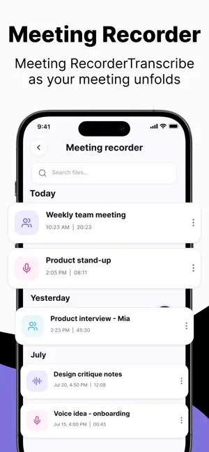RecordNow:Meeting Note screenshot 4