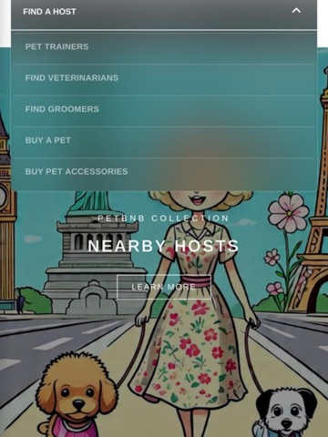 Petbnbhub iPad screenshot