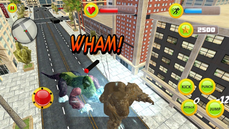 Giant Gorilla Kong City Attack screenshot-5