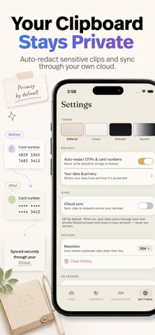 Reccall: Clipboard & Snippets Screenshot 5 of 5