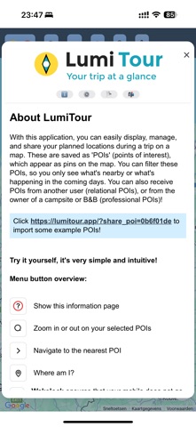 LumiTour screenshot