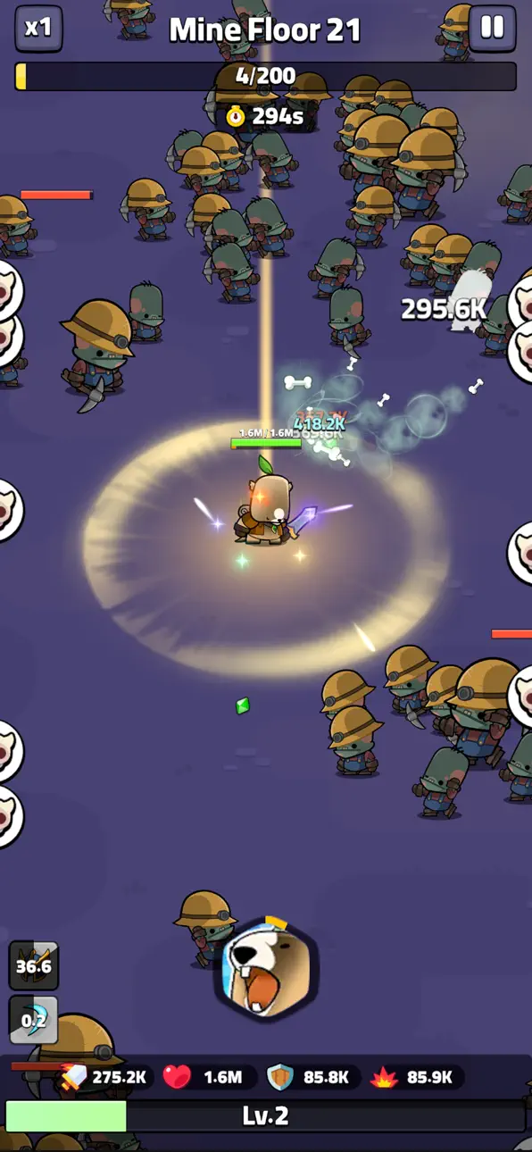 Marmot Defense: Rogue Survival iOS Mod IPA screenshot 5 - iOS game interface