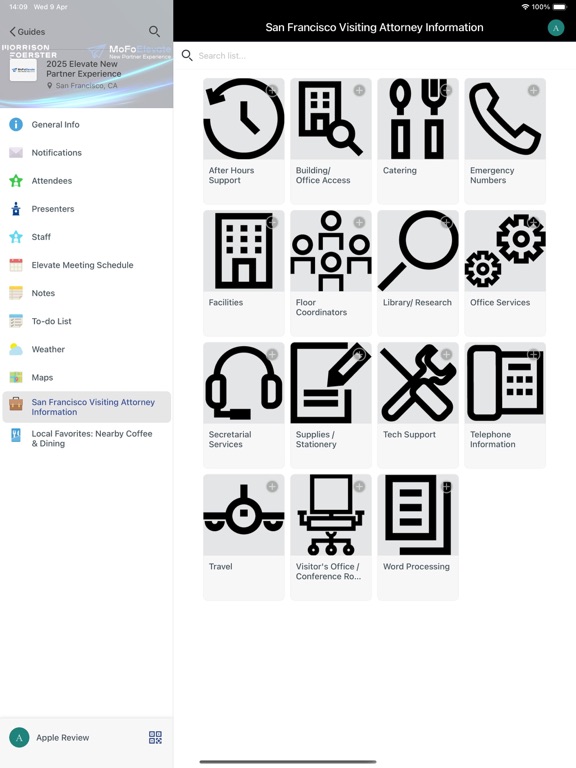 MoFo Meet app screenshot