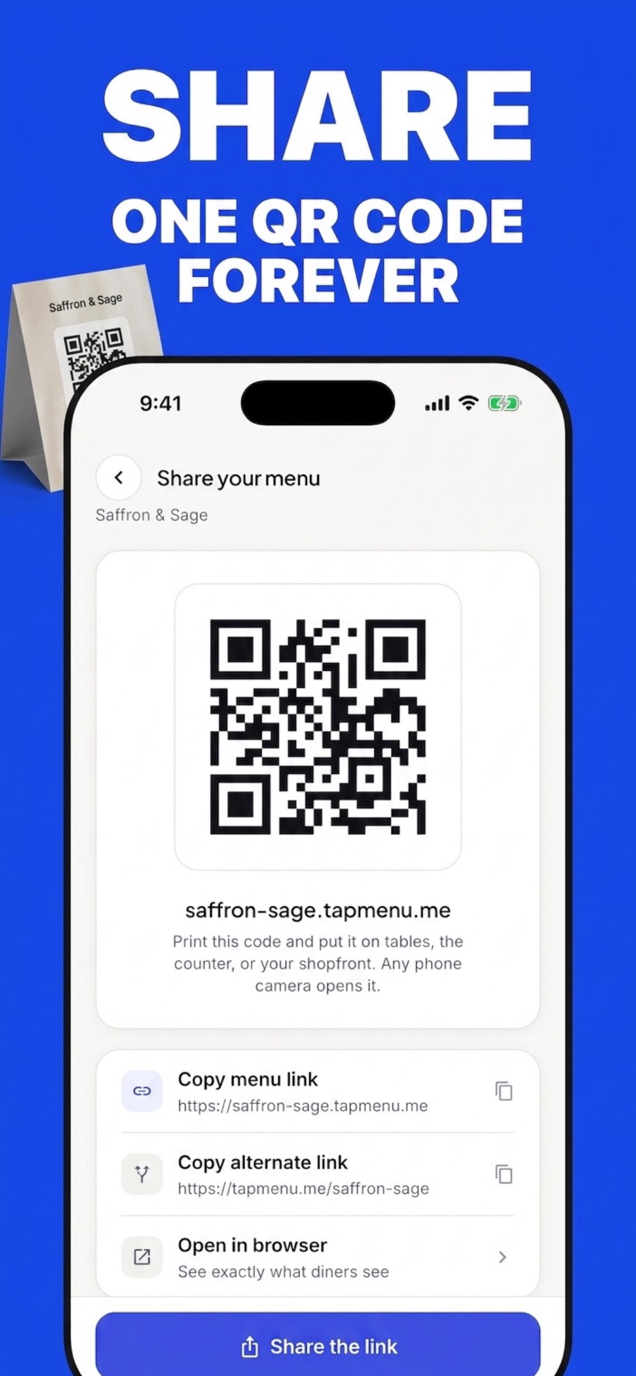 Screenshot 3 of TapMenu: QR Restaurant Menu