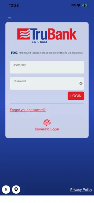 TruBank Mobile screenshot 1