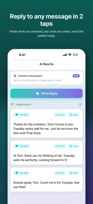 AI Rewrite: Private Paraphrase screenshot 2