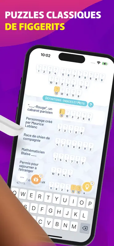 Crostic Crossword－Mots fléchés screenshot 3 of 6