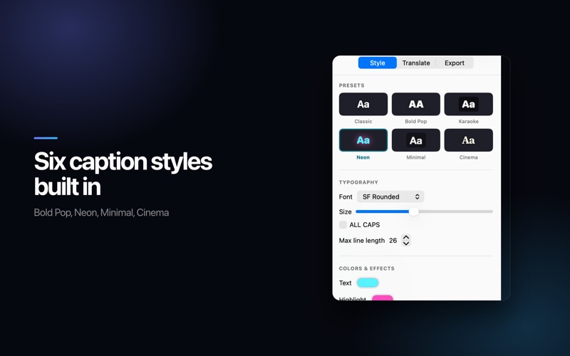 AI Subtitle Generator: SRT iPhone screenshot