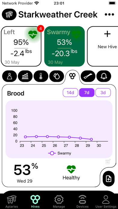 Screenshot #3 pour BroodMinder Bees