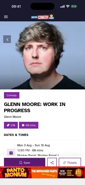 BCG at Edinburgh Fringe screenshot 3