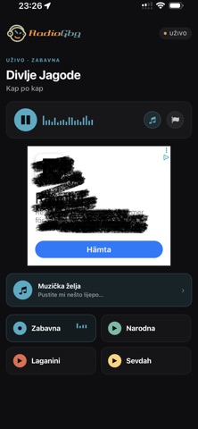 Radio Gbg screenshot