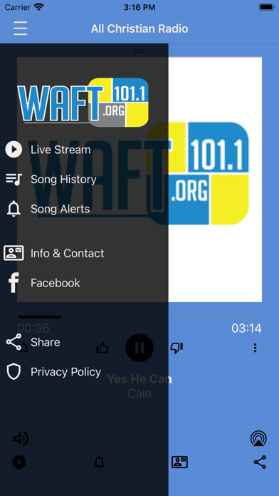 Screenshot #2 pour WAFT Radio