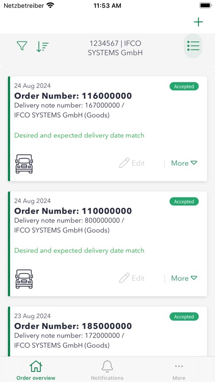 MyIFCO™ order app