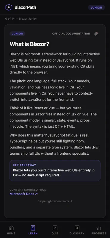 Blazor Mastery screenshot 2 of 6