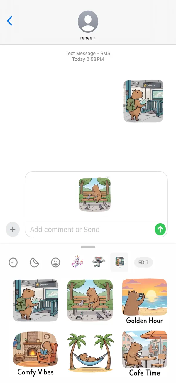 Screenshot #3 pour Everyday Vibe Stickers