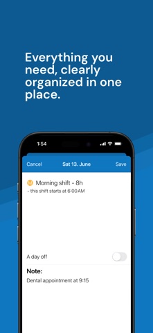 Shifter: Handy shift calendar Screenshot 3 of 5