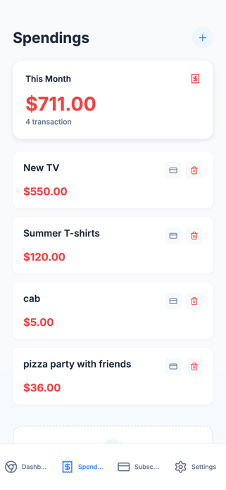 FinFlow Money Tracker Screenshot 3 of 5