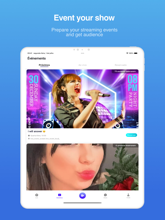 Boom Live PK, Rooms  Moments