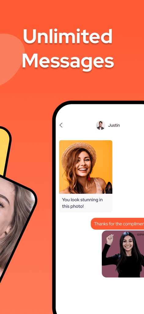 Wild: Adult Casual Dating App - 「Unlimited Messages」機能により、ユーザーはテキストメッセージやGIFを自由に送受信でき、活発で制限のないコミュニケーションを通じて、より深い繋がりを築くことが可能です。