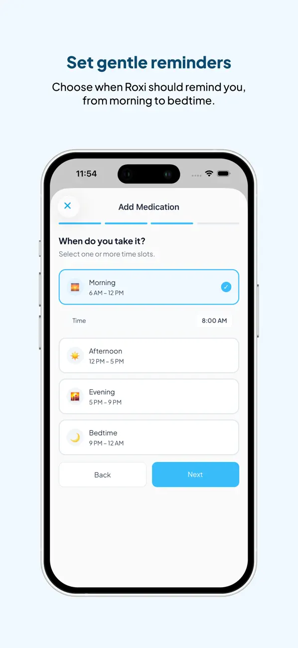 Screenshot #3 pour Roxi: Pill Reminder