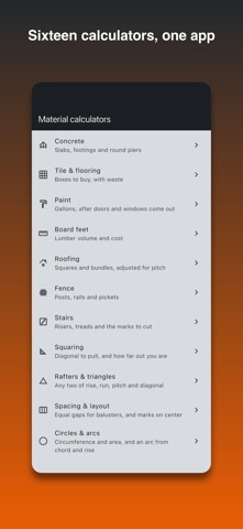 Handyman Calculator: Concrete screenshot 3
