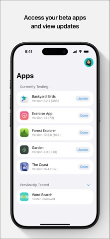 TestFlight App Store preview screenshot 1