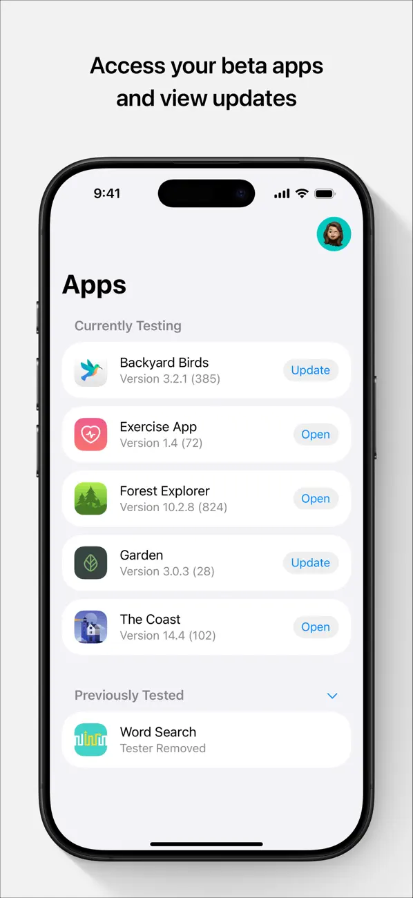 #1. TestFlight (iOS) De: Apple