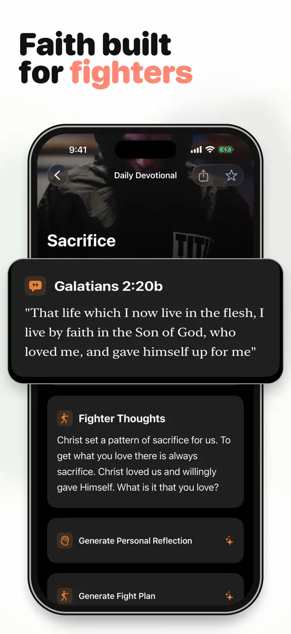 Screenshot #2 pour MMA Bible: Verse of the Day