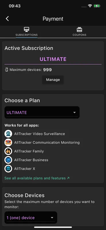 AllTracker Control Center screenshot 8 of 9