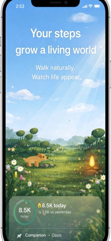 Kora - A Calm Walking App screenshot