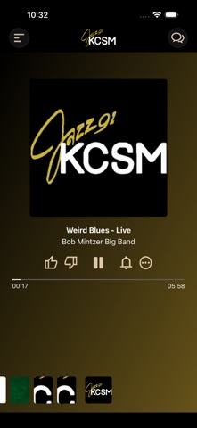 Jazz91 KCSM-FM screenshot
