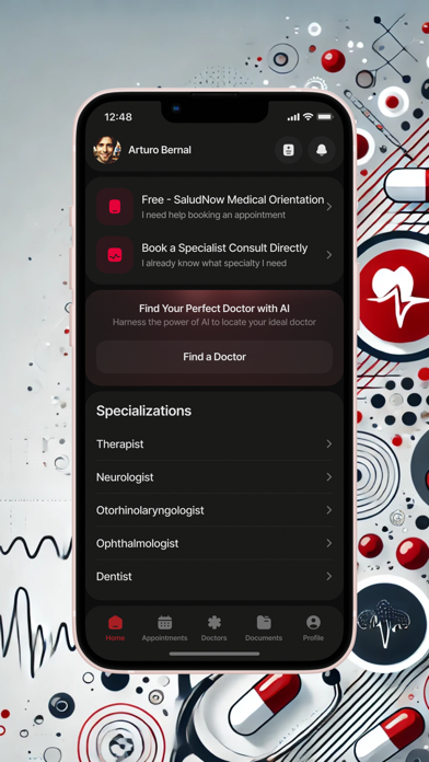 Hola Salud iPhone screenshot 1 - Medical app