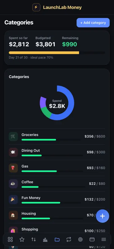LaunchLab Money: Budgeting screenshot 6 of 8
