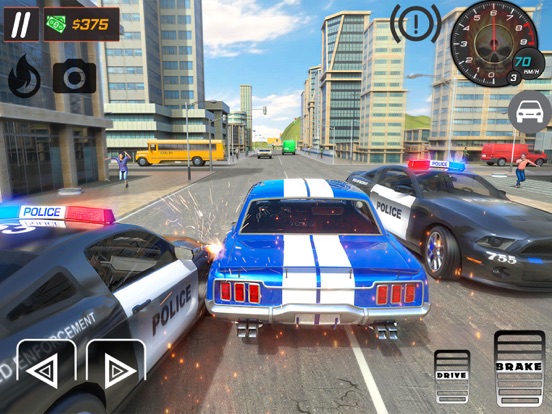Screenshot #6 pour Police Chase Car Driving 3D