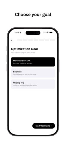 VacationAI - PTO Optimizer screenshot