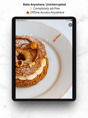 Patisserie: pastry recipes iPad screenshot