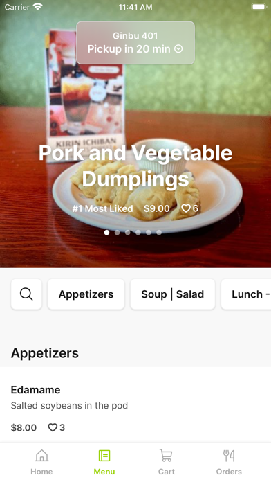Ginbu 401 iPhone screenshot 2 - Food & Drink app