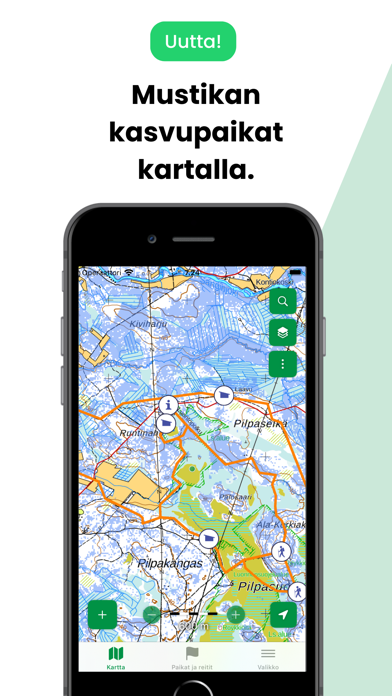 Karttaselain - Maastokartta Screenshot