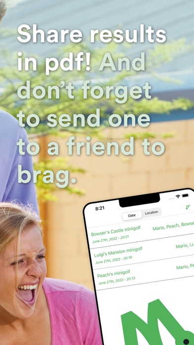 Screenshot #2 pour Minigolf Log