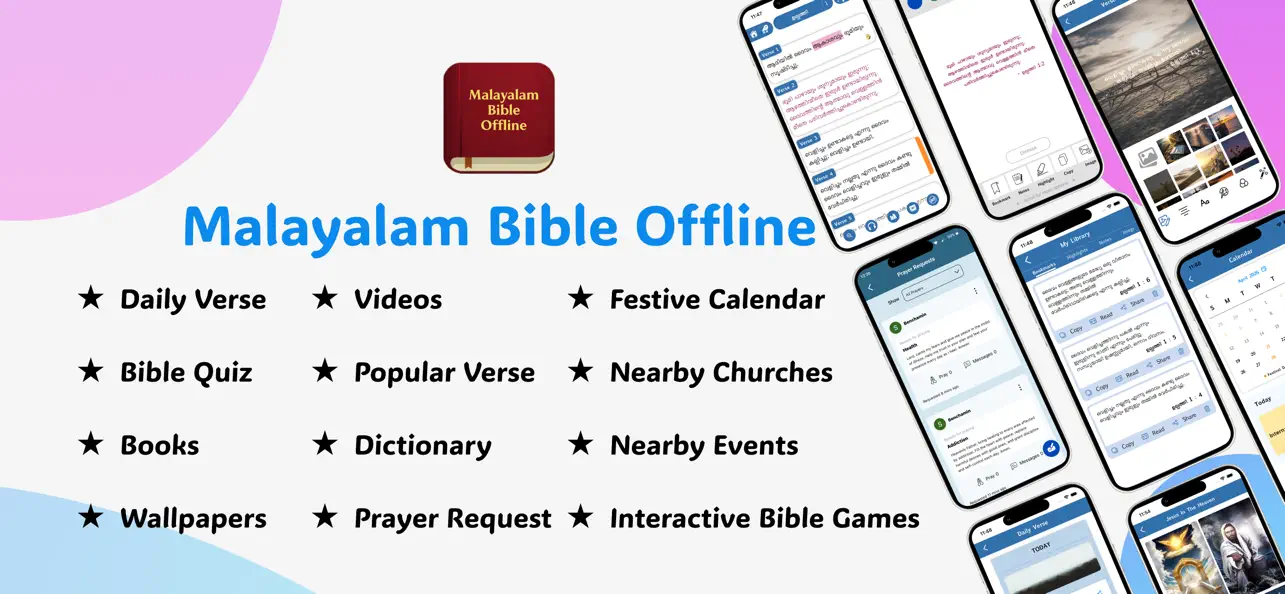 Screenshot #1 pour Malayalam Bible Offline