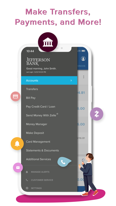 Jefferson Bank - Mobile screenshot