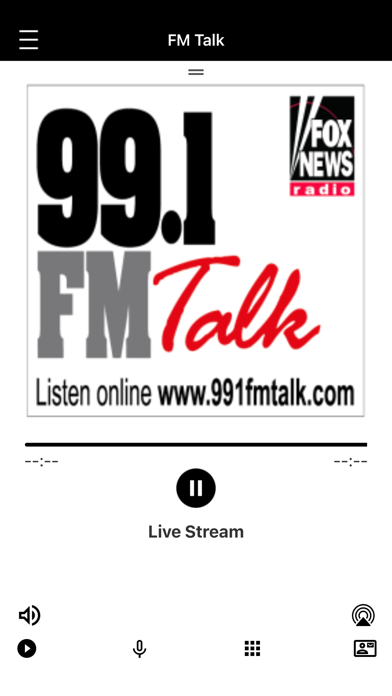 991FMTalk Fox News Radio Screenshot